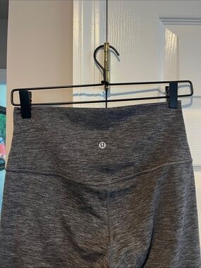 lululemon athletica Women's Heather Gray High-Rise Crop Leggings